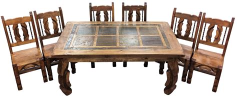Santa Fe Slate wooden dining room table for sale at Rustler's Junction ...