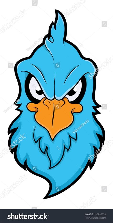 Angry Chicken Stock Vector Illustration 115885558 : Shutterstock