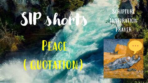 Peace – Quotation SIP #shorts (Scripture, Inspiration, Prayer ...