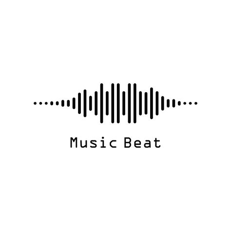 Music beat logo design with modern and simple look for music and audio ...