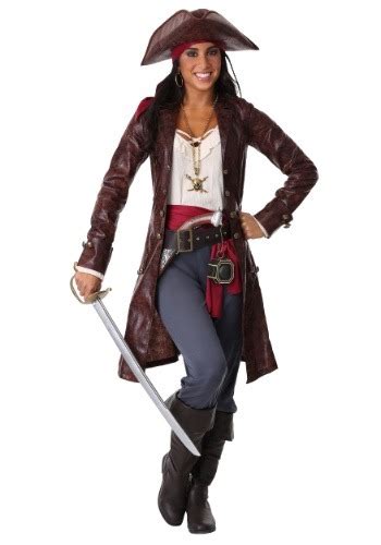 Pretty Pirate Captain Costume for Women