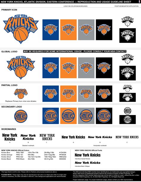 New York Knicks Color Codes Hex, RGB, and CMYK - Team Color Codes