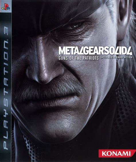 Image result for metal gear solid 4 box art | Metal gear, Metal gear ...