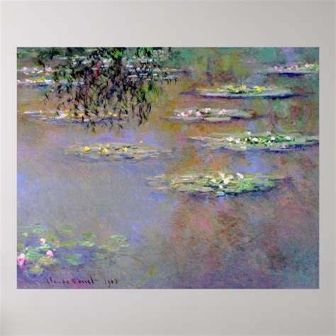 Water Lilies Impressionism Poster | Zazzle