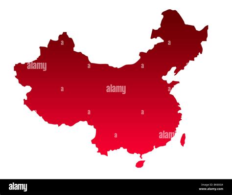 Communist china map Cut Out Stock Images & Pictures - Alamy