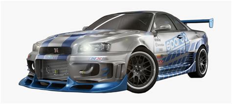 The Fast And The Furious Car - Fast And Furious Nissan Skyline Png ...