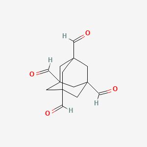 Adamantane-1,3,5,7-tetracarbaldehyde | C14H16O4 | CID 11288107 - PubChem