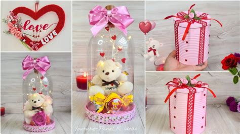 3 Manualidades Para SAN VALENTIN - Diy Valentine'S Day - Decoraciones para el 14 de febrero ...