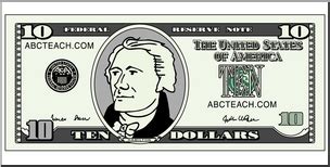 10 Dollar Clipart