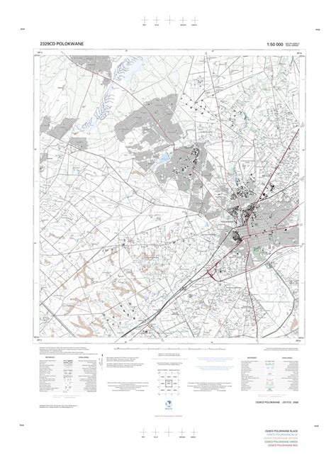 2329CD POLOKWANE Map by Chief Directorate: National Geo-spatial Information | Avenza Maps