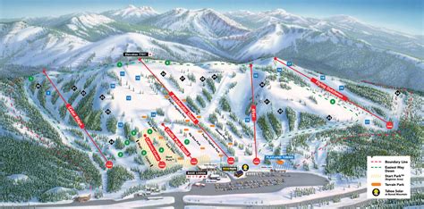 Boreal Mountain Resort Trail Map | SkiCentral.com