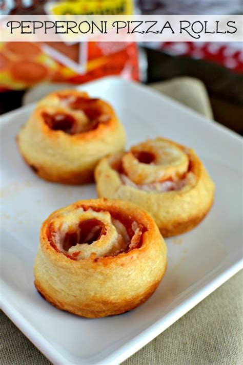 Pepperoni Pizza Rolls Recipe using Crescent Rolls - The Rebel Chick