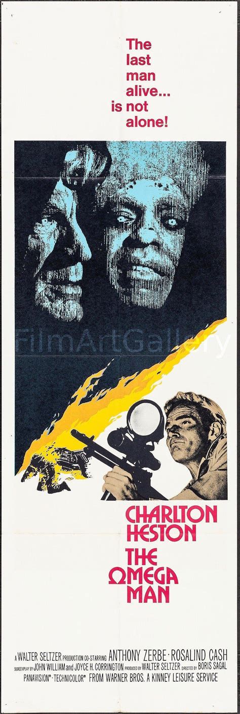 The Omega Man Movie Poster 1971 Door Panel (20x60)