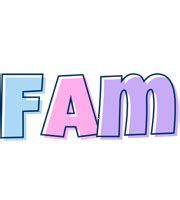 Fam Logo | Name Logo Generator - Candy, Pastel, Lager, Bowling Pin, Premium Style