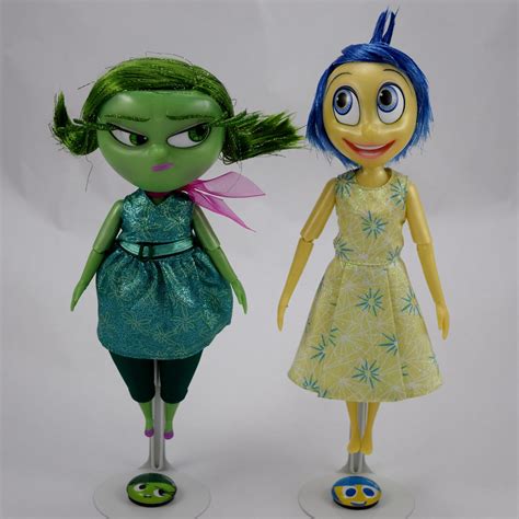 Disgust and Joy Talking Dolls - Inside Out - Disney Store Purchases ...