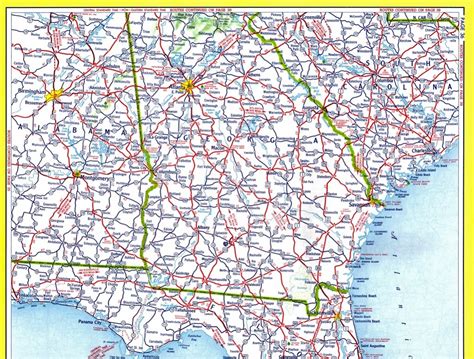 Road Map Of Florida Panhandle - Printable Maps