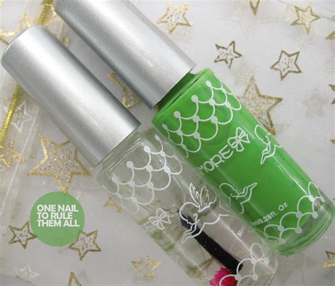 One Nail To Rule Them All: AQmore water-based polish nail art and review