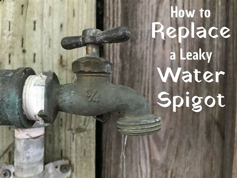 How to Replace a Leaky Outdoor Faucet or Water Spigot | Outdoor faucet ...