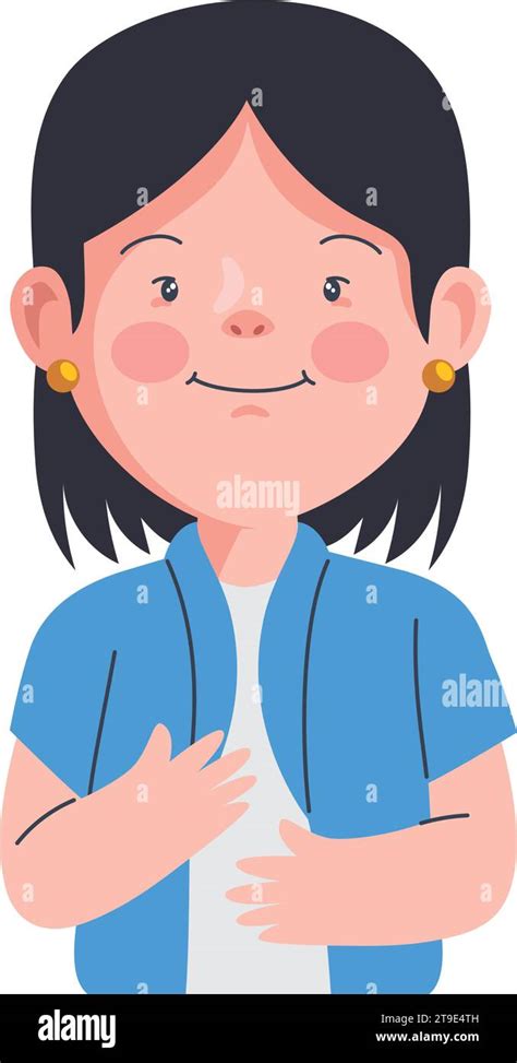 down syndrome girl cartoon Stock Vector Image & Art - Alamy