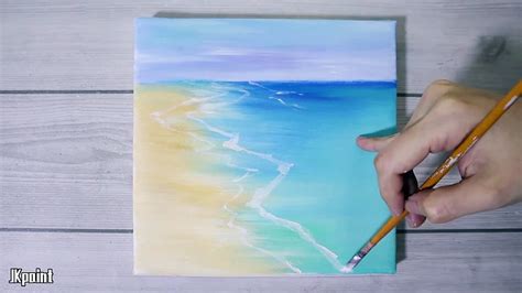 Easy Beach Painting