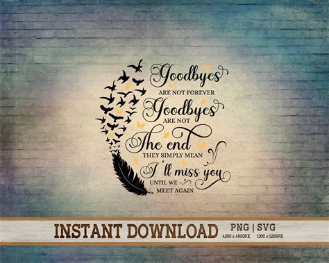 Memorial Quotes Feather Svg for Loss of Loved One Bereavement - Etsy