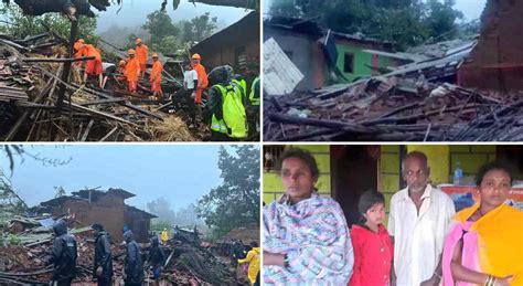 Raigad : 4 dead and several rescued in Irshalwadi’s landslide incident, rescue operation ...