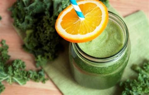 This Citrus Kale Juice Recipe Contains Twice The Amount of Calcium Found In 1 Glass of Milk ...