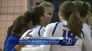 Creighton volleyball releases 2016 schedule