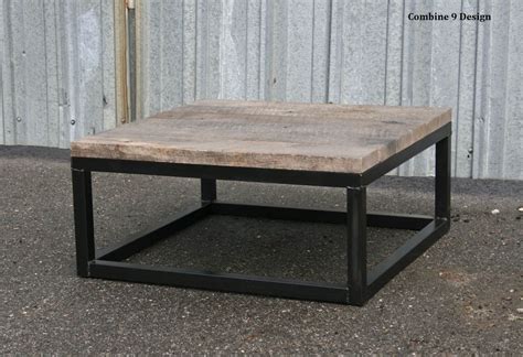 Buy Custom Reclaimed Wood Coffee Table - Rustic Urban End Table, Modern Vintage Industrial, made ...