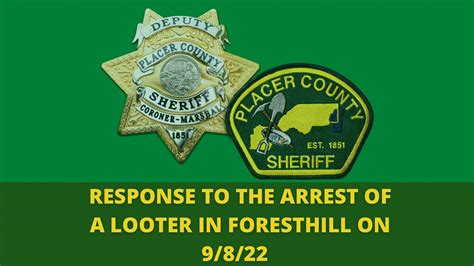 Placer Sheriff on Twitter: "To members of the public who are concerned ...