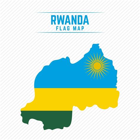 Flag Map of Rwanda 2400626 Vector Art at Vecteezy