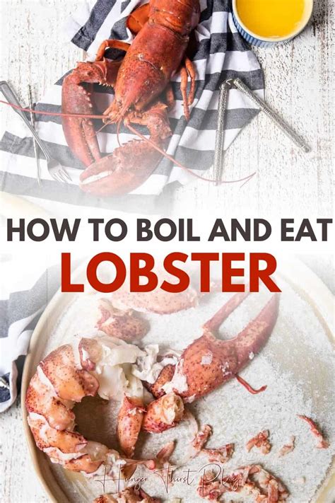 How to Boil and Eat Lobster - Hunger Thirst Play