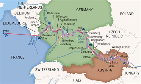 Charting Europe’s River Boat Routes