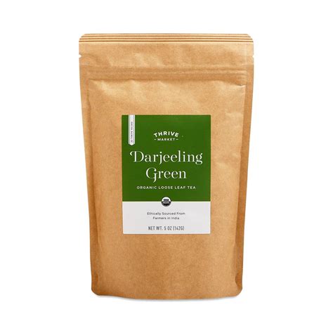 Organic Darjeeling Green Loose Leaf Tea - Thrive Market