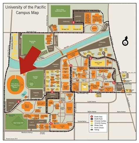 Pacific University Campus Map