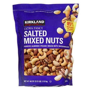 Kirkland Signature Extra Fancy Mixed Nuts, Salted, 2.5 lbs | Costco