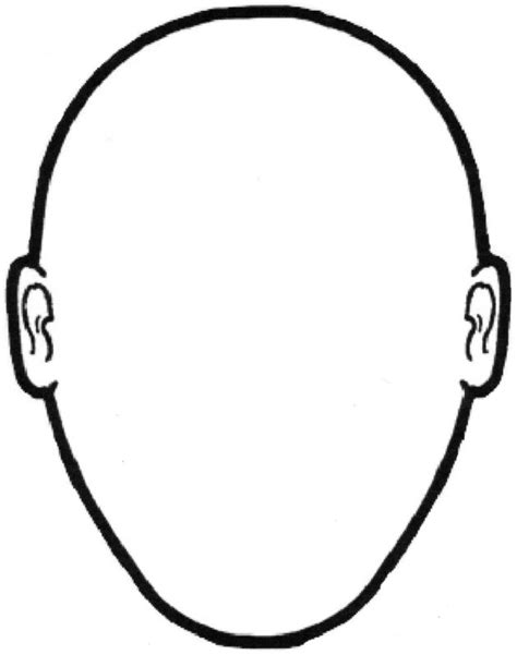 Blank Face Printable Template - ClipArt Best