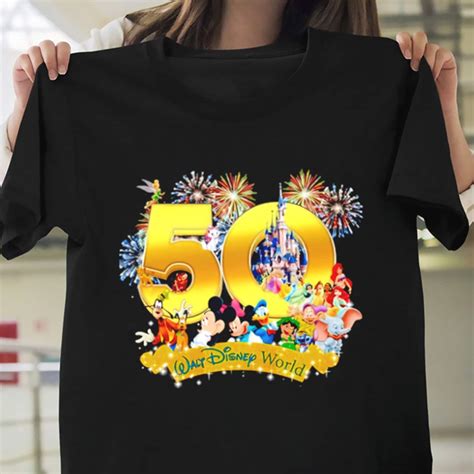 50th Walt Disney Anniversary Walt Disneyworld Shirt Disney | Etsy