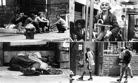 Gritty 1970s pictures show New York City in decline as crime soared a hundreds of thousands fled ...