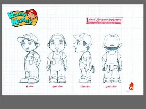 I found some concept art of the Handy Manny pilot from the Lost Media ...