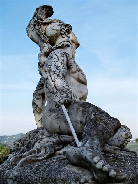 Achilles Heel Statue