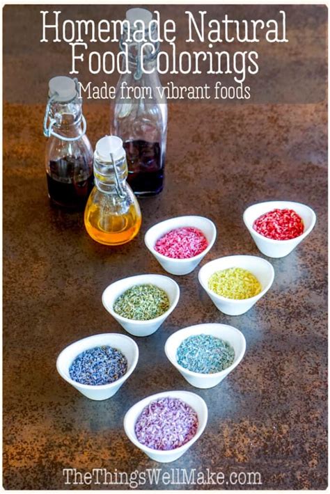 DIY Natural Food Coloring and Homemade Colored Sugar Crystals - Oh, The ...