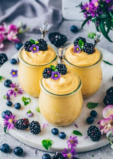 Vegan Mango Mousse Dessert | Quick & Easy - Bianca Zapatka | Recipes