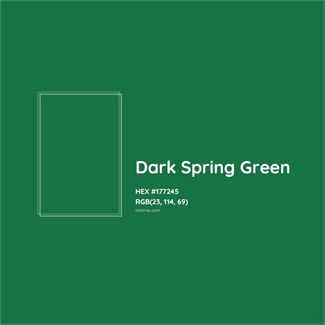 Dark Spring Green Complementary or Opposite Color Name and Code (#177245) - colorxs.com