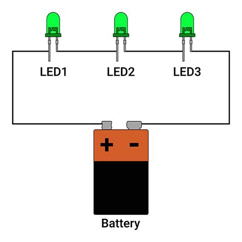 3 Led Circuit Diagram