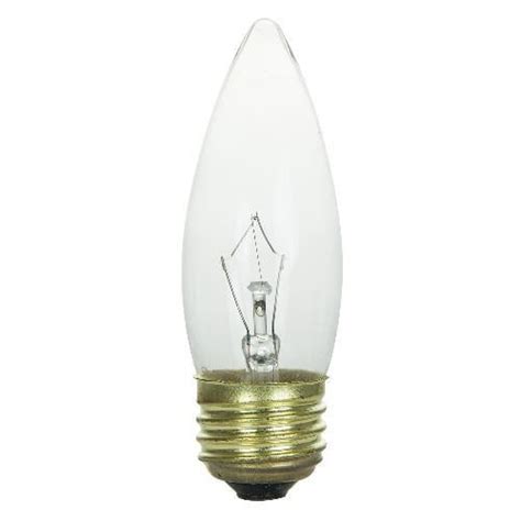 Sunlite 60w 120v Krypton Torpedo Clear E26 Medium Base light bulbs - Walmart.com