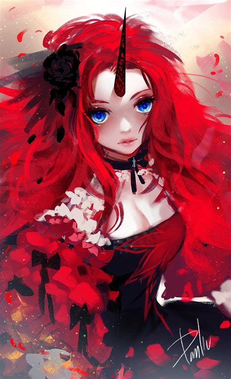 Red Hair Anime Wallpapers - Wallpaper Cave