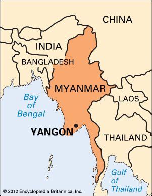 Yangon: location -- Kids Encyclopedia | Children's Homework Help | Kids ...