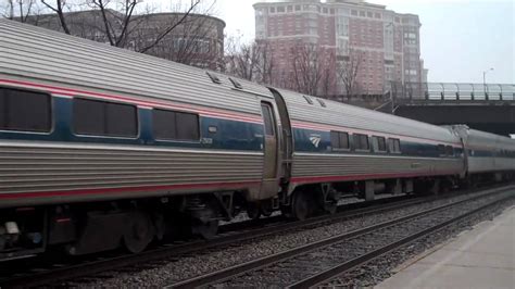 Amtrak Crescent Train No. 20 Arriving at Alexandria, VA - YouTube