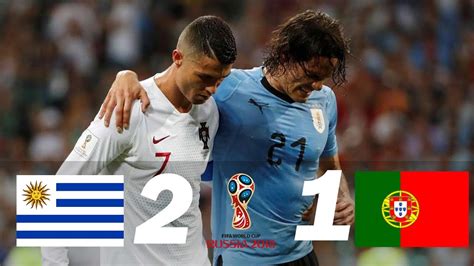 Uruguay 2 - 1 Portugal Cavani double kick sends Cristiano Ronaldo Home ...